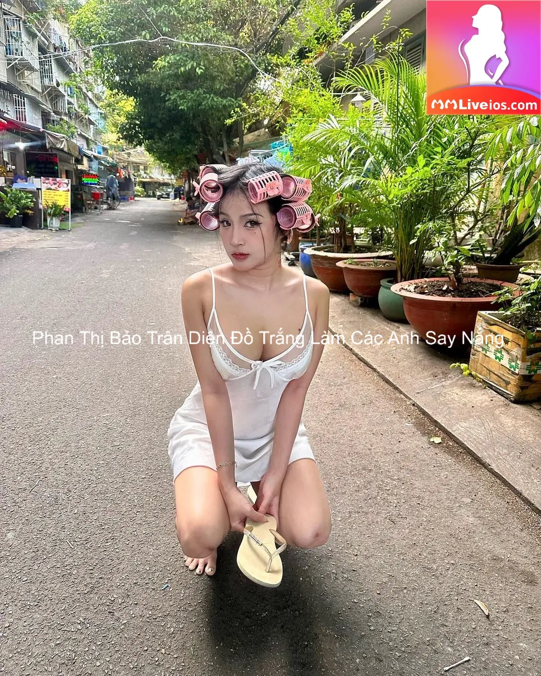 Phan Thị Bảo Trân Diện Đồ Trắng Làm Các Anh Say Nắng 5